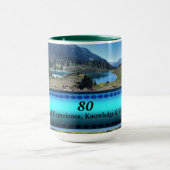 Age Years of Experience自然ログ マグカップ (中央)