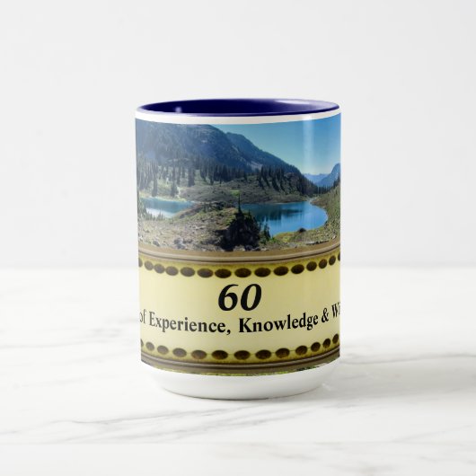 Age Years of Experience自然ログ マグカップ (中央)