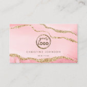 agebackground名刺のロゴ 名刺 (正面)