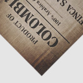 Aged Coffee Sack Typography Design FC9 Decoupage 薄葉紙 (詳細)