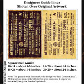 Aged Distressed Steampunk Work Signs FA8 Decoupage 薄葉紙