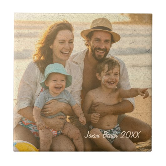 Aged Sepia Photo Template D1216 タイル (正面)