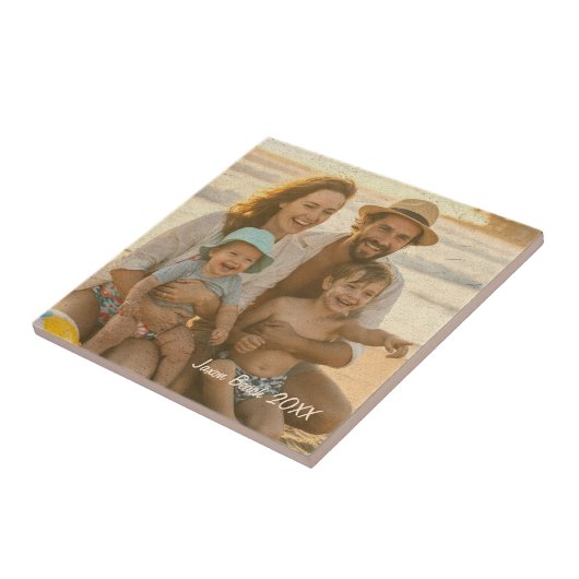 Aged Sepia Photo Template D1216 タイル (側面)