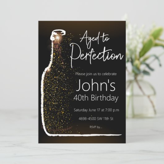 Aged to Perfection 招待状 (スタンド正面)