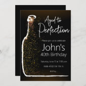 Aged to Perfection 招待状 (正面/裏面)