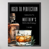 Aged To Perfection Birthday Party ポスター (正面)