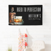 Aged To Perfection Birthday Party 横断幕 (インサイチュ)