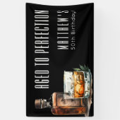 Aged To Perfection Birthday Party 横断幕 (縦)