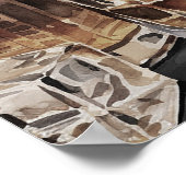 Aged To Perfection Birthday Party Welcome Sign ポスター (角)