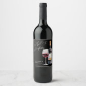 Aged To Perfection Birthday Wine ワインラベル (正面)