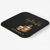 Aged to Perfection Cigar Whiskey 60th Birthday ペーパープレート (傾斜あり)