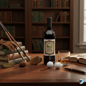 Aged to Perfection Golf Personalized Funny Golf  ワインラベル