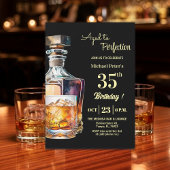 Aged to Perfection Men 35th Whiskey Birthday  招待状