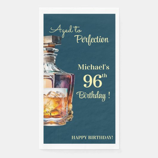 Aged to Perfection Men 96th Whiskey Birthday (正面)