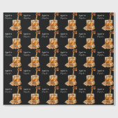 Aged To Perfection Men’s Birthday Party ラッピングペーパー (フラット)