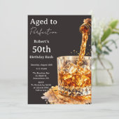 Aged To Perfection Men’s Birthday Party 招待状 (スタンド正面)