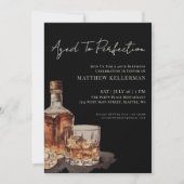 Aged To Perfection Men's 40th Birthday Party 招待状 (正面)