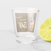 Aged to Perfection Men's 50th Whiskey Birthday  ショットグラス (裏面)