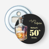 Aged to Perfection Men's 50th Whiskey Birthday  栓抜き (正面)