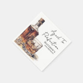 Aged To Perfection Men's Birthday Party スタンダードカクテルナプキン (角)