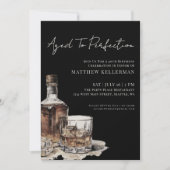 Aged To Perfection Men's Birthday Party 招待状 (正面)