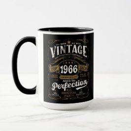 Aged To Perfection Vintage 1966 Birthday 60th  マグカップ