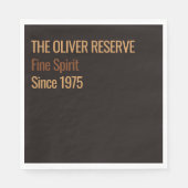 Aged to Perfection | Whisky Birthday スタンダードランチョンナプキン (正面)