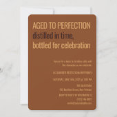 Aged to Perfection | Whisky Birthday 招待状 (正面)