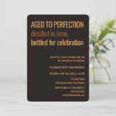 Aged to Perfection | Whisky Birthday 招待状 (スタンド正面)