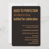 Aged to Perfection | Whisky Birthday 招待状 (正面)