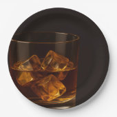Aged to Perfection Whisky Birthday Celebration ペーパープレート (正面)