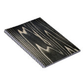 Aged Wood Grain Minimalist ノートブック (右側)