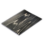 Aged Wood Grain Minimalist ノートブック (左側)