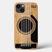 Aged Wood Guitar Signature Case-Mate iPhoneケース (裏面)