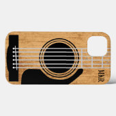 Aged Wood Guitar Signature Case-Mate iPhoneケース (裏面 (横))