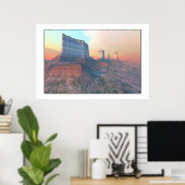 「AGELESS美しい」プリント ポスター (ホームオフィス)