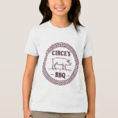 Agema Apparel Uni-adultギリシャ神話Bbq、Gre トライブレンドＴシャツ (正面)