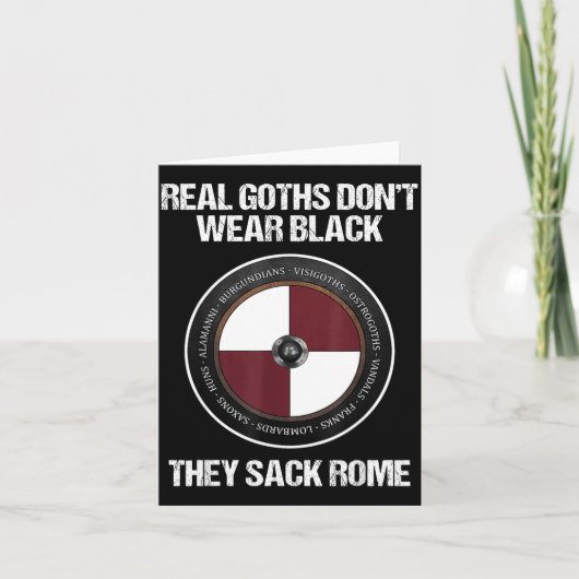 Agema Apparel Uni-adults Medieval History , Black, カード (正面)