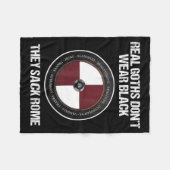 Agema Apparel Uni-adults Medieval History , Black, フリースブランケット (正面(横))