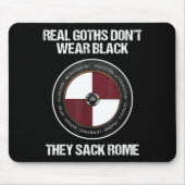 Agema Apparel Uni-adults Medieval History , Black, マウスパッド (正面)