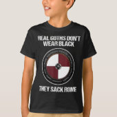 Agema Apparel Uni-adults Medieval History , Black, Tシャツ (正面)