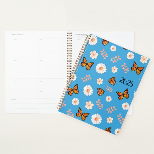 Agenda 2025 Borboletas e Margaridas  プランナー手帳 (ディスプレー)