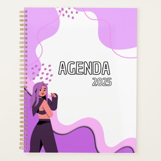 Agenda 2025: Design your year with style プランナー手帳 (正面)