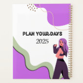 Agenda 2025: Design your year with style プランナー手帳 (裏面)