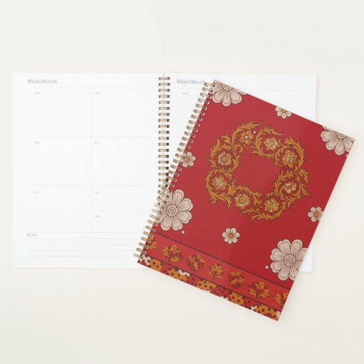 agenda com estampa red プランナー手帳 (ディスプレー)