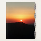 Agenda coucher de soleil sur les monts プランナー手帳 (裏面)