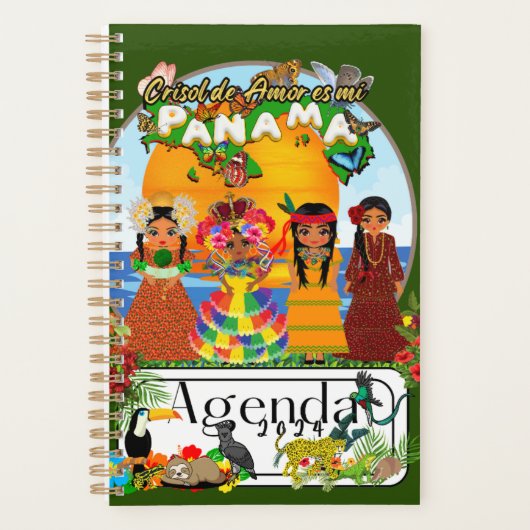Agenda Crisol de Amor es mi Panamá プランナー手帳 (正面)