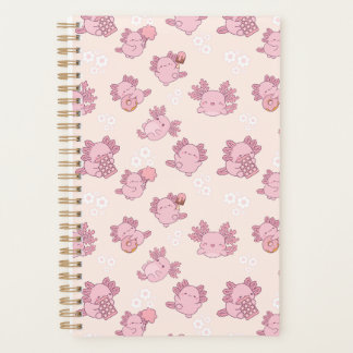 Agenda cute pink axolotls  プランナー手帳