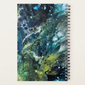 Agenda d'artiste. Motif abstrait. Anetka. プランナー手帳 (裏面)