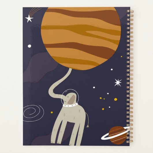 Agenda de la colección Animals Outer Space プランナー手帳 (裏面)